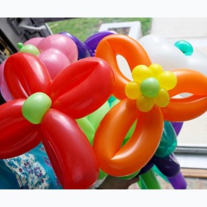 how to make a balloon flower instructions