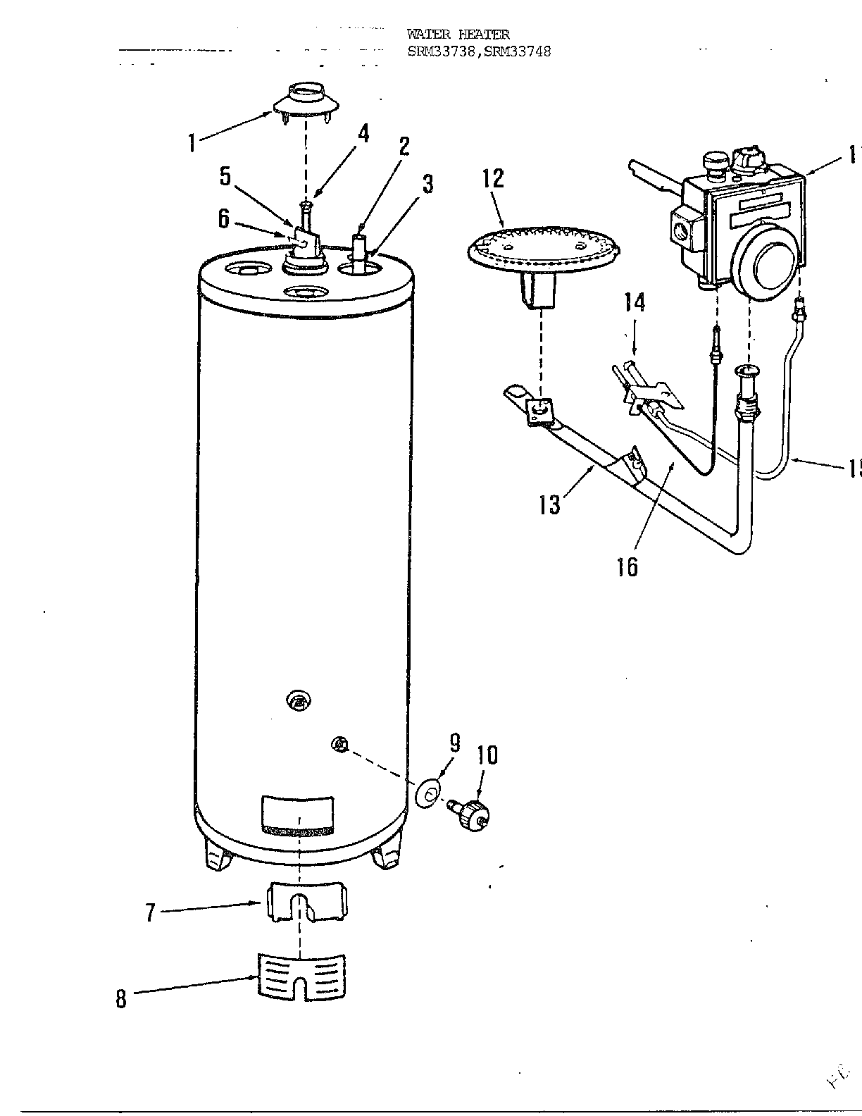 rheem water heater instructions