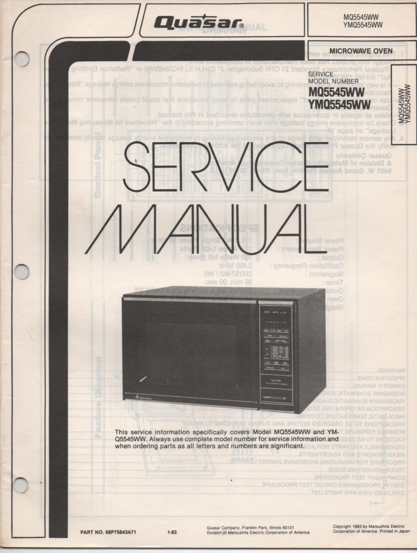 microwave oven instruction manual