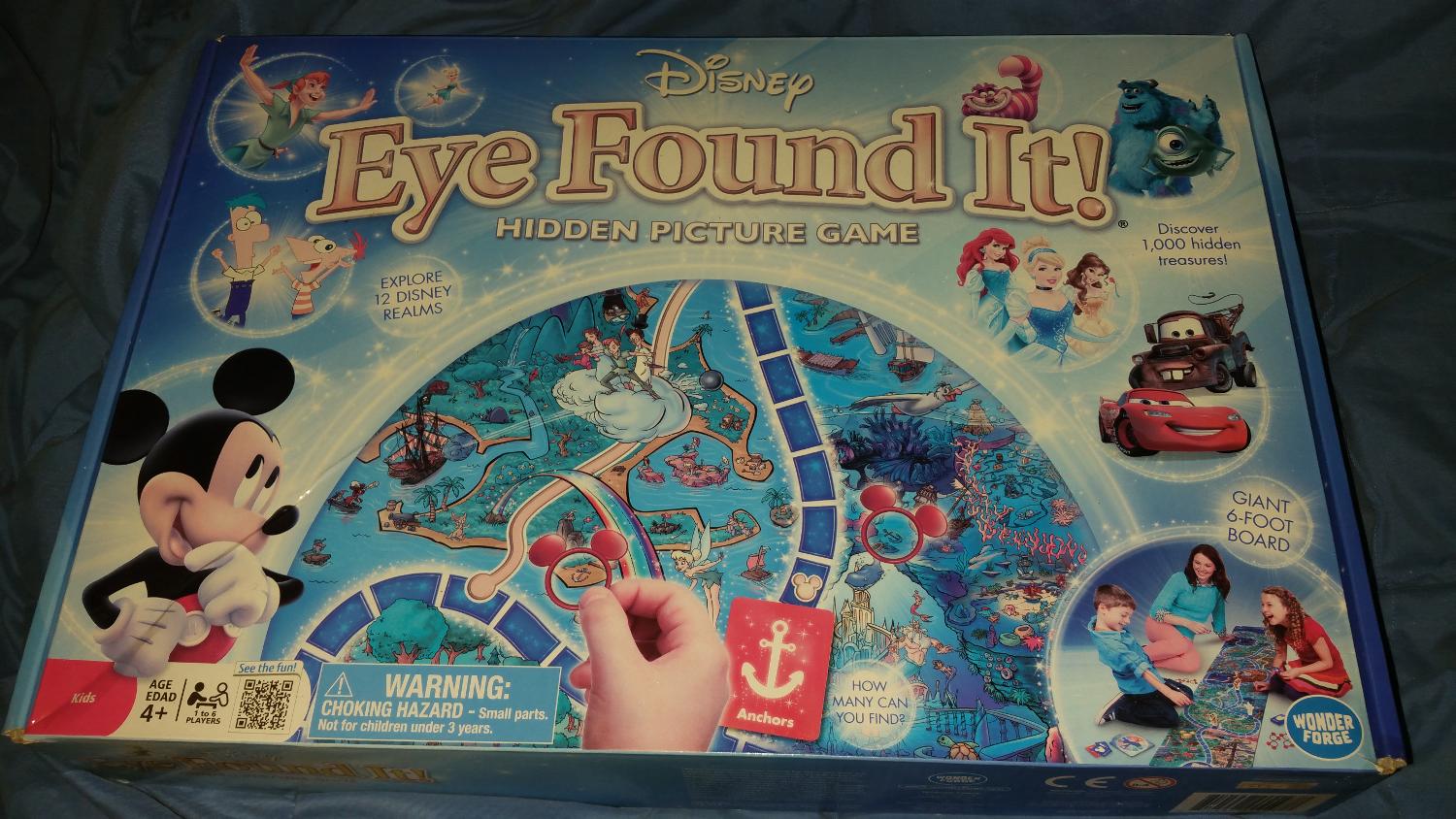 disney eye found it hidden picture card game instructions