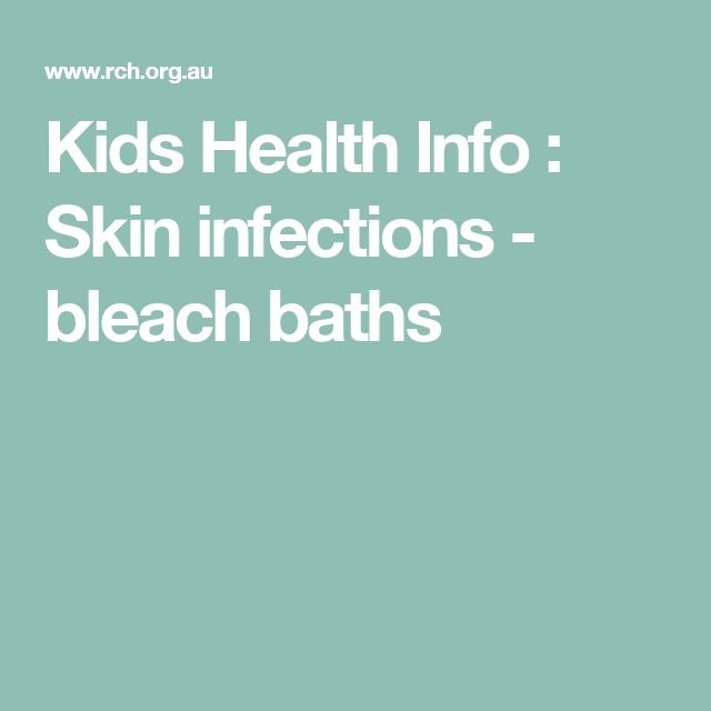 bleach bath for eczema instructions