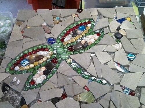 glass on glass mosaic instructions