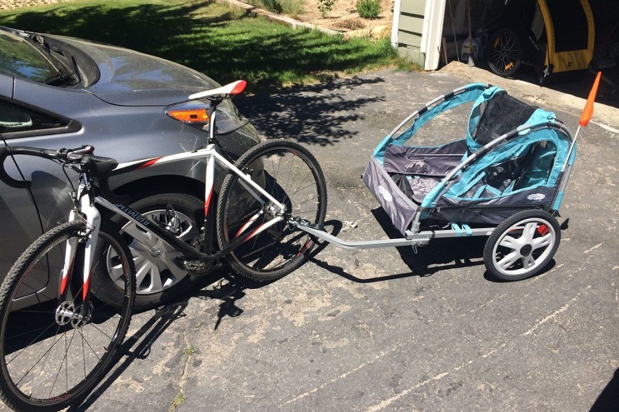 aosom elite ii 3in1 double child bike trailer instructions