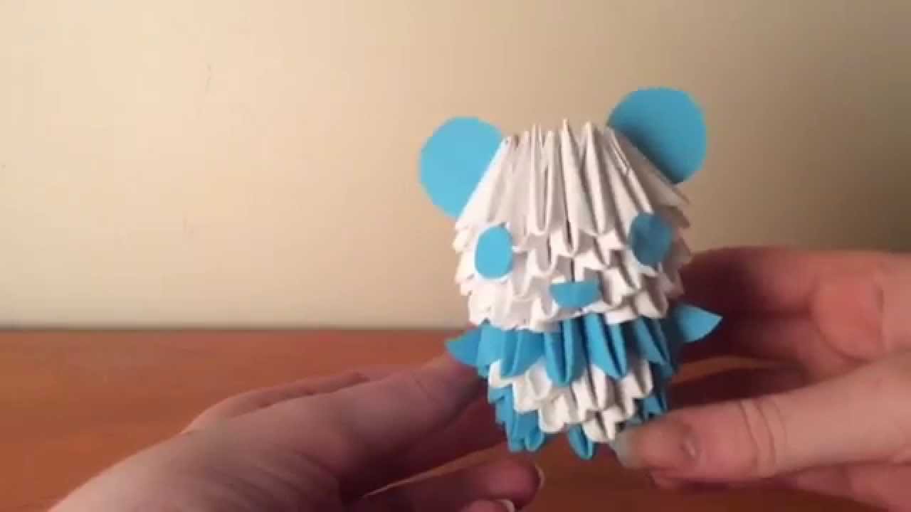 3d origami panda instructions