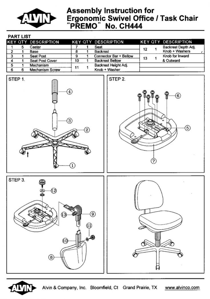 flash furniture assembly instructions