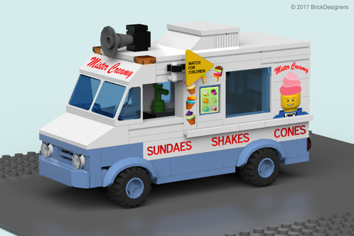 lego ice cream truck instructions