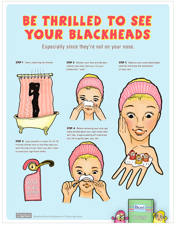 biore pore strips instructions
