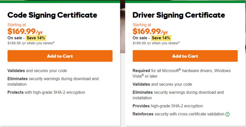 godaddy code signing certificate instructions