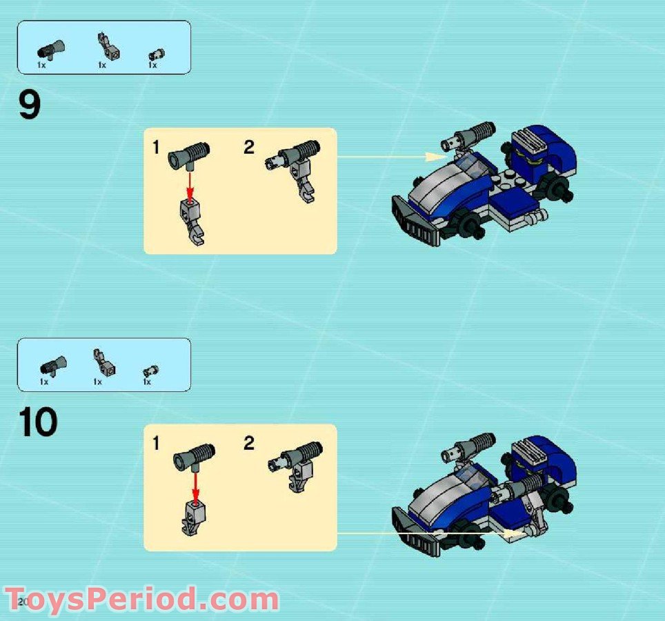lego agents mobile command center instructions