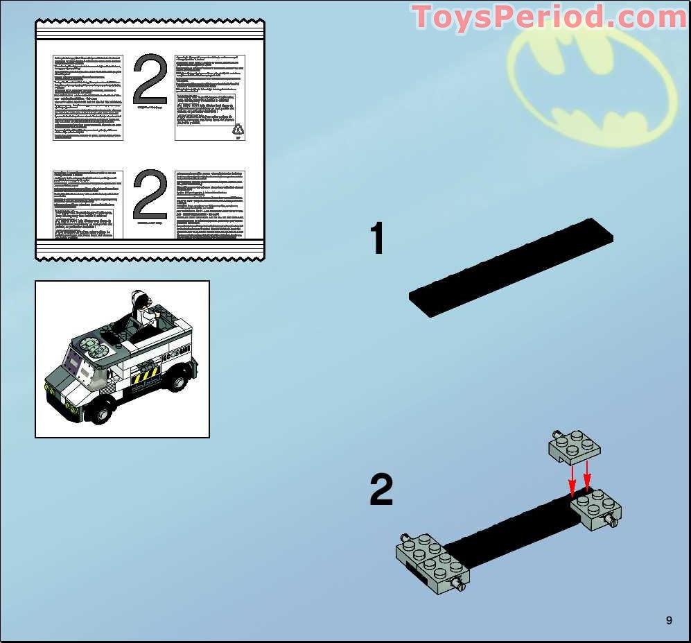 lego batmobile instructions 7781