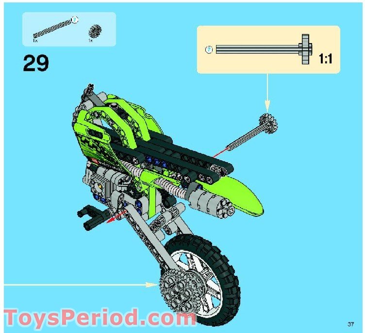 lego dirt bike instructions
