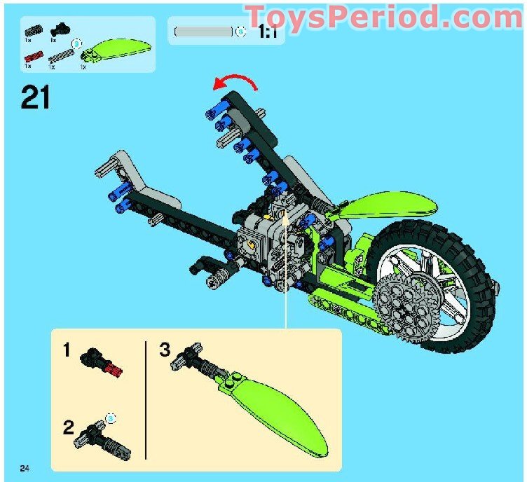 lego dirt bike instructions