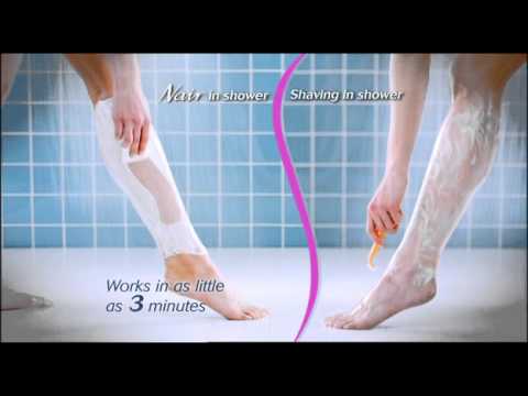 nair shower power instructions