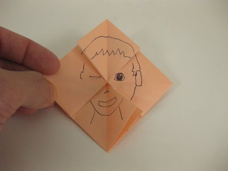 origami human face instructions